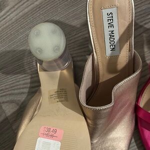 Steve Madden Women's Gold Heels